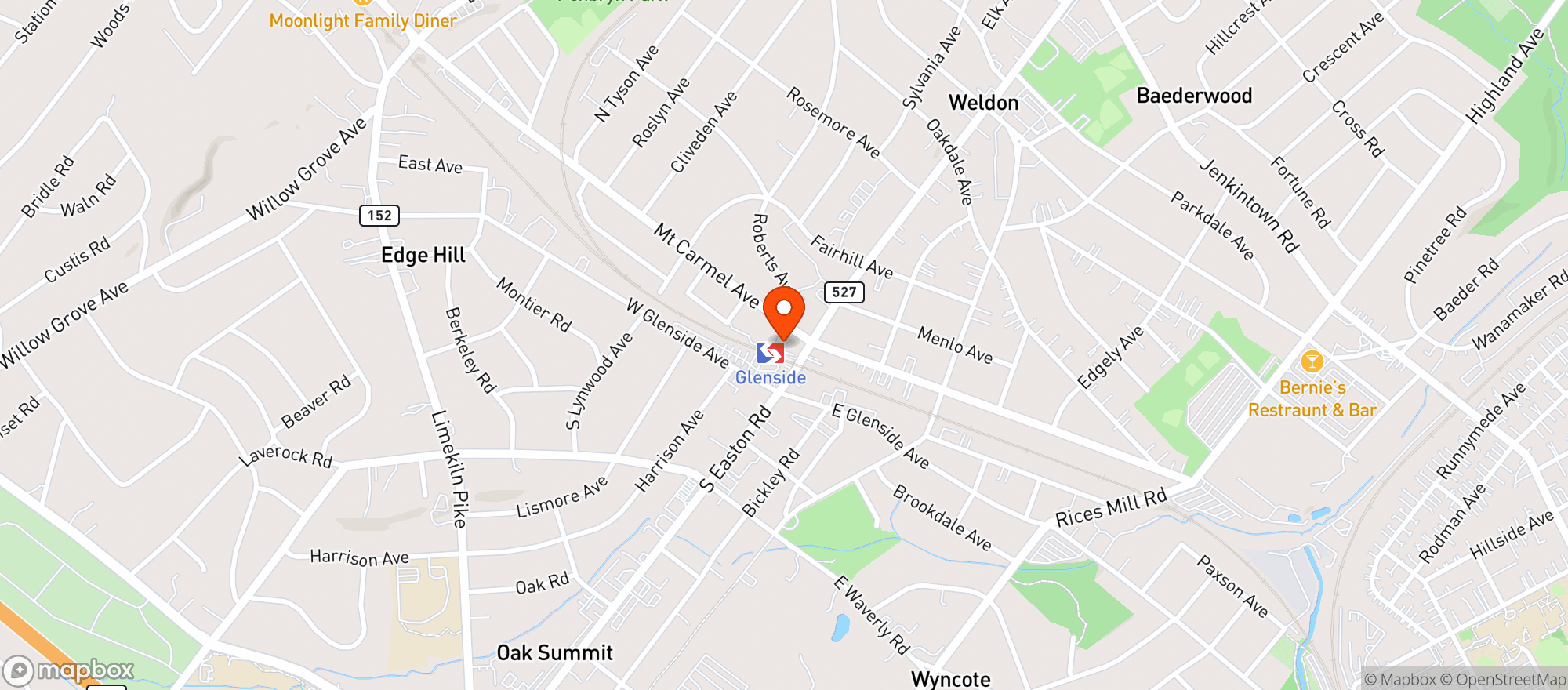Map showing Roberts Block