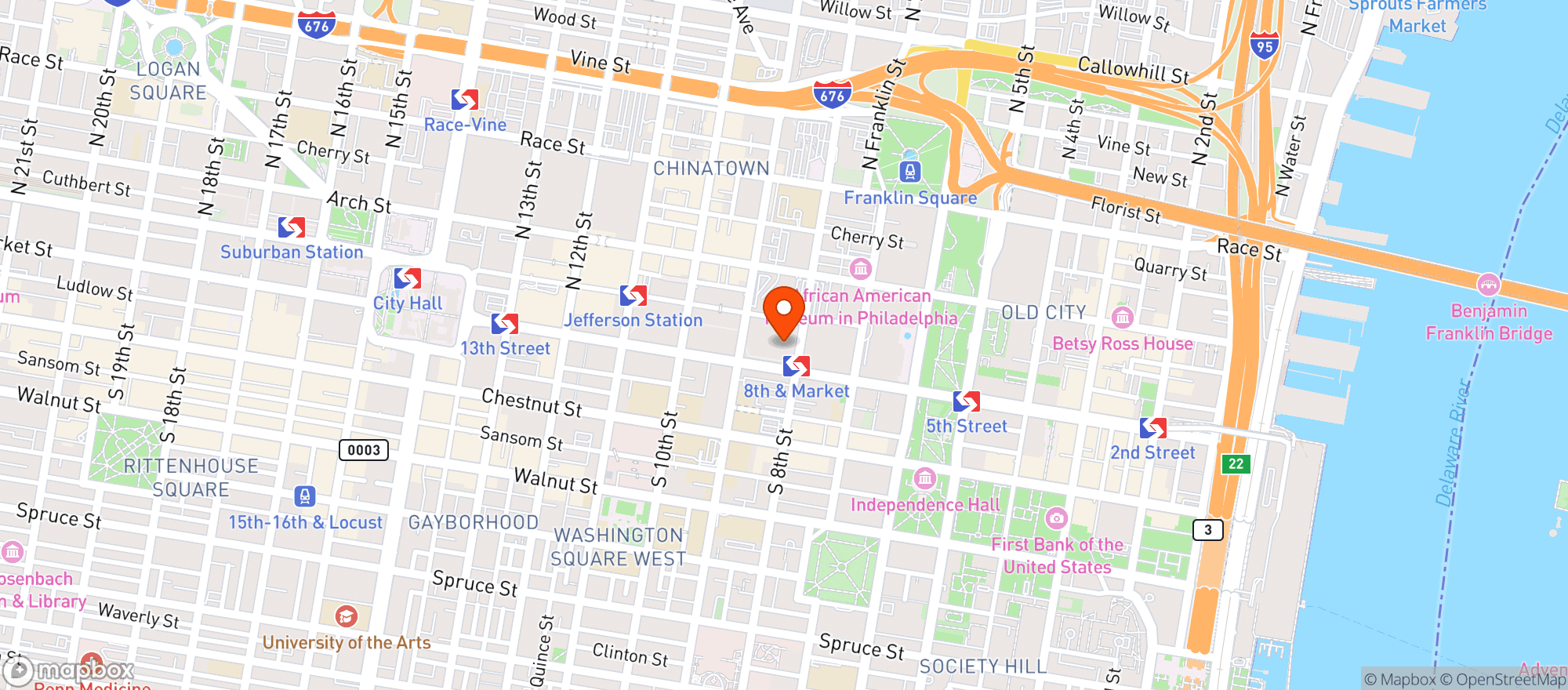 Map showing The Giant Company