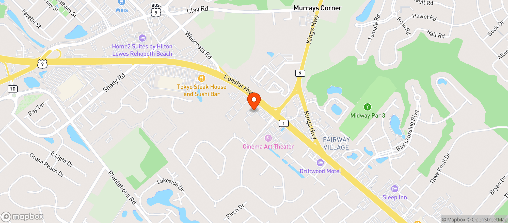 Map showing Cape Wine & Spirits