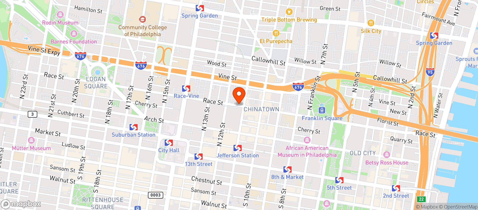 Map showing Bruu Beer & Beverage