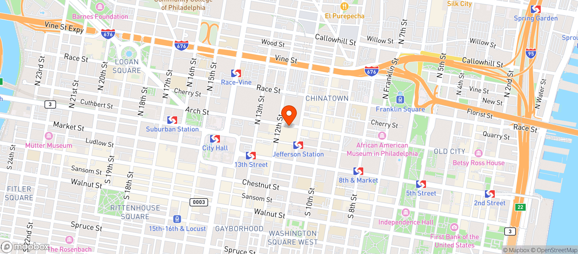 Map showing Olympia Gyro