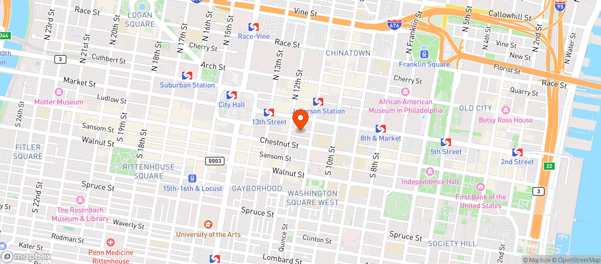 Map showing Mi Vida