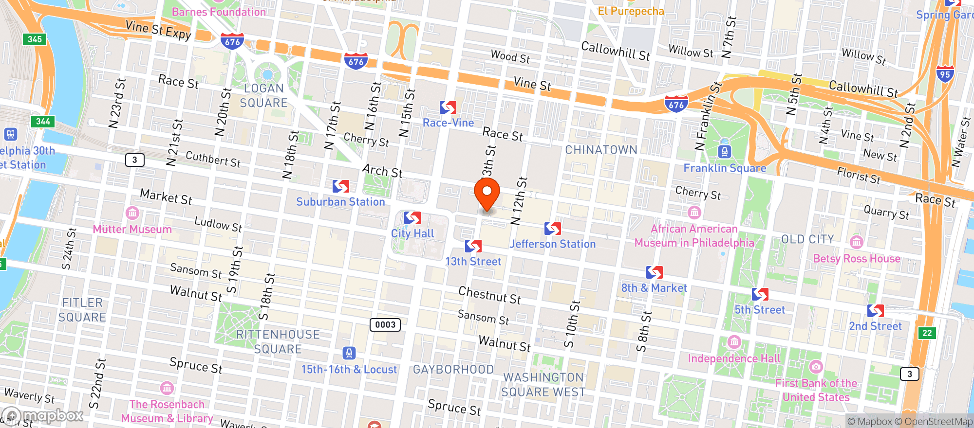 Map showing Chilis Grill & Bar