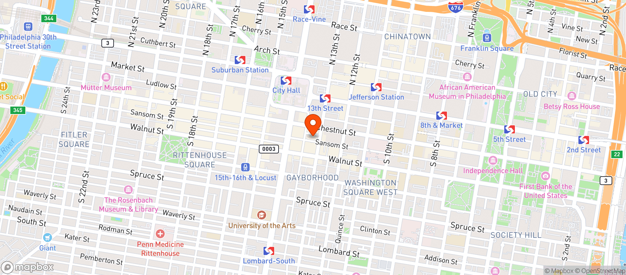 Map showing Dive Bar Speakeasy