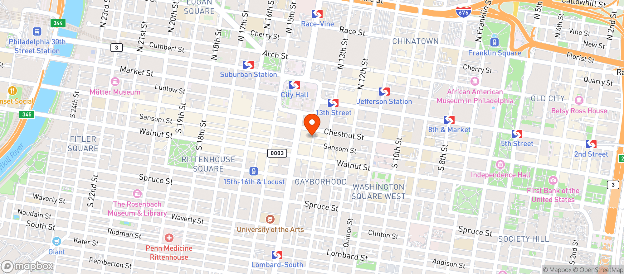 Map showing Barcade - Philadelphia