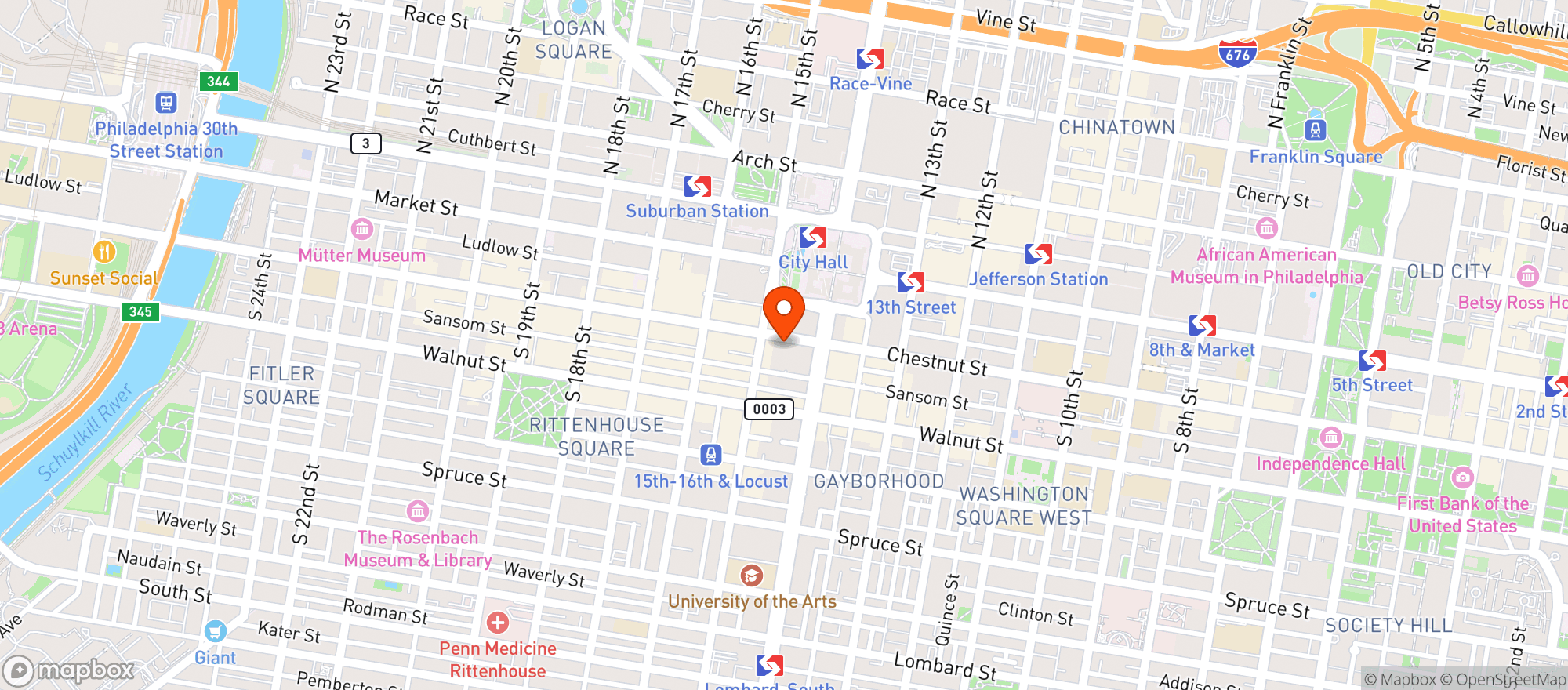 Map showing Chriss Jazz Cafe