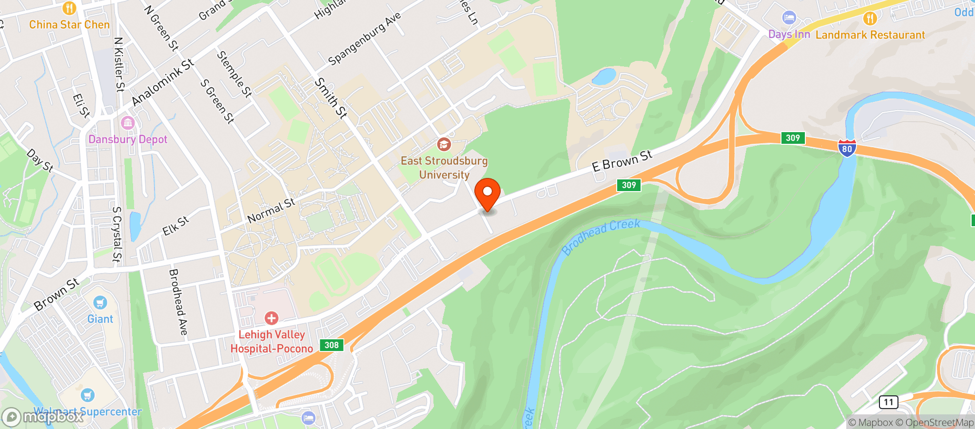 Map showing Mystery Box Games
