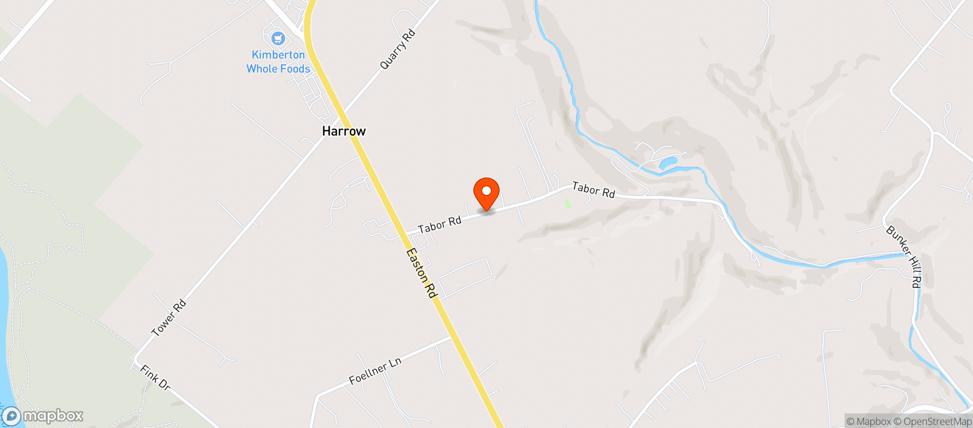 Map showing Harrow Beverage
