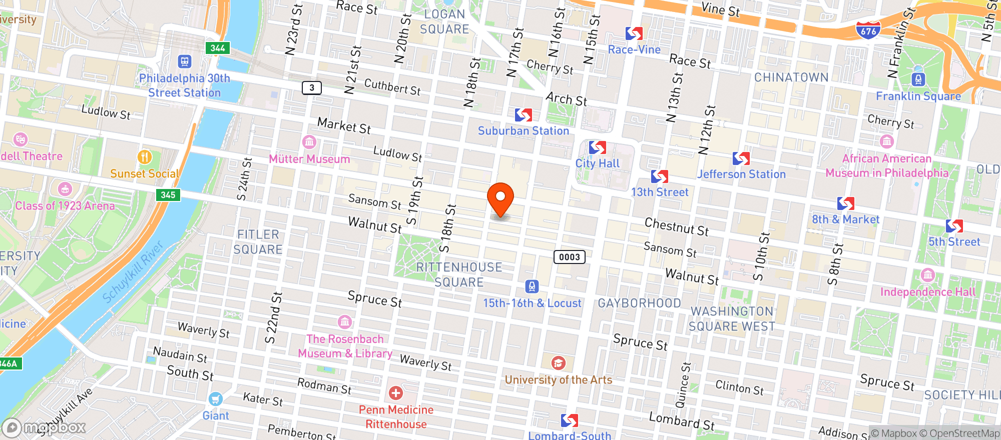Map showing Dizengoff