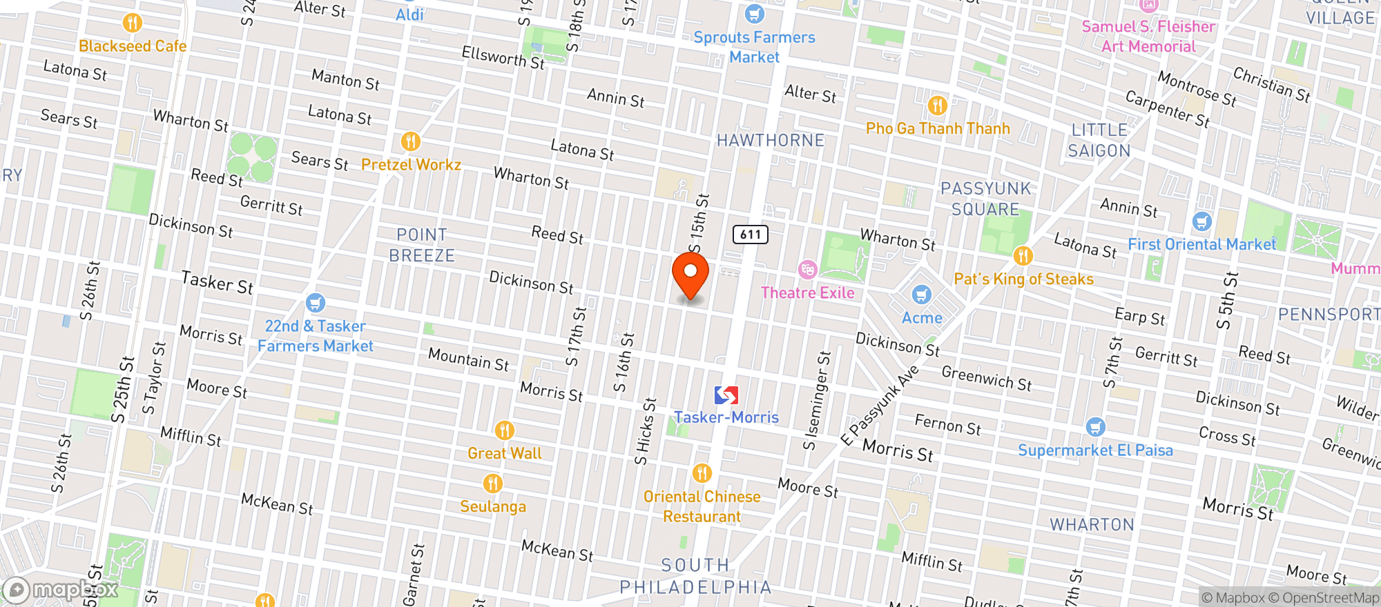 Map showing Jordan Maria