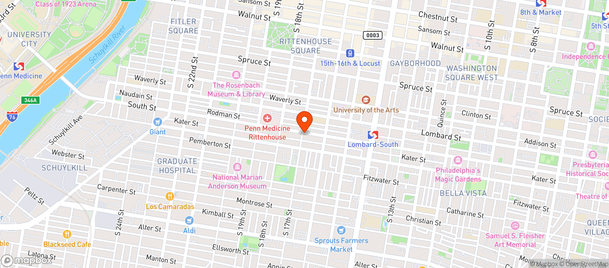 Map showing Choice Deli