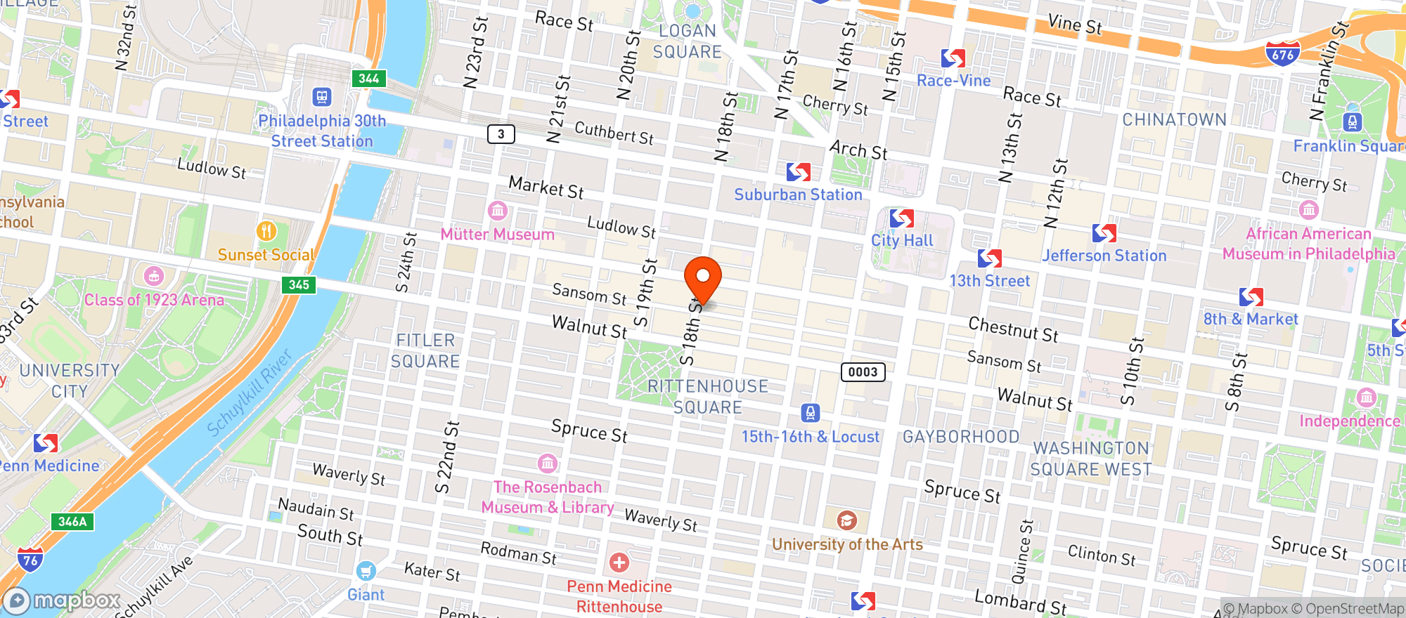 Map showing Alaska Cafe #0