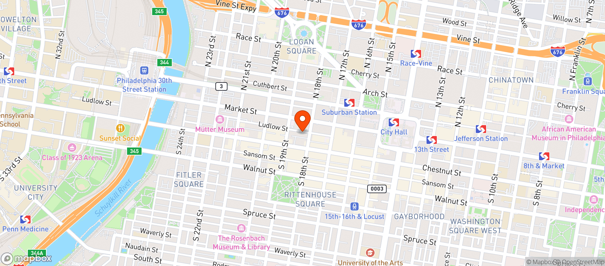 Map showing Condesa