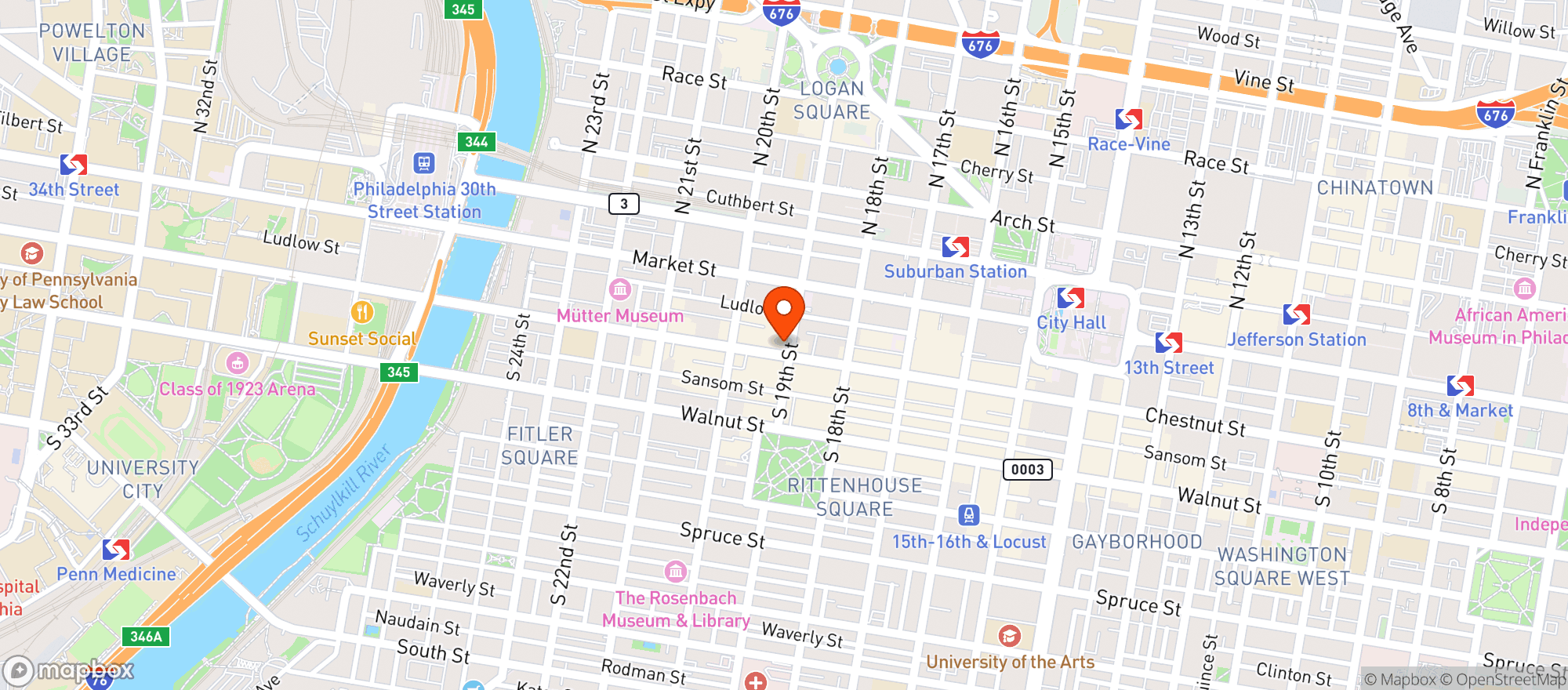 Map showing Drinkers Pub