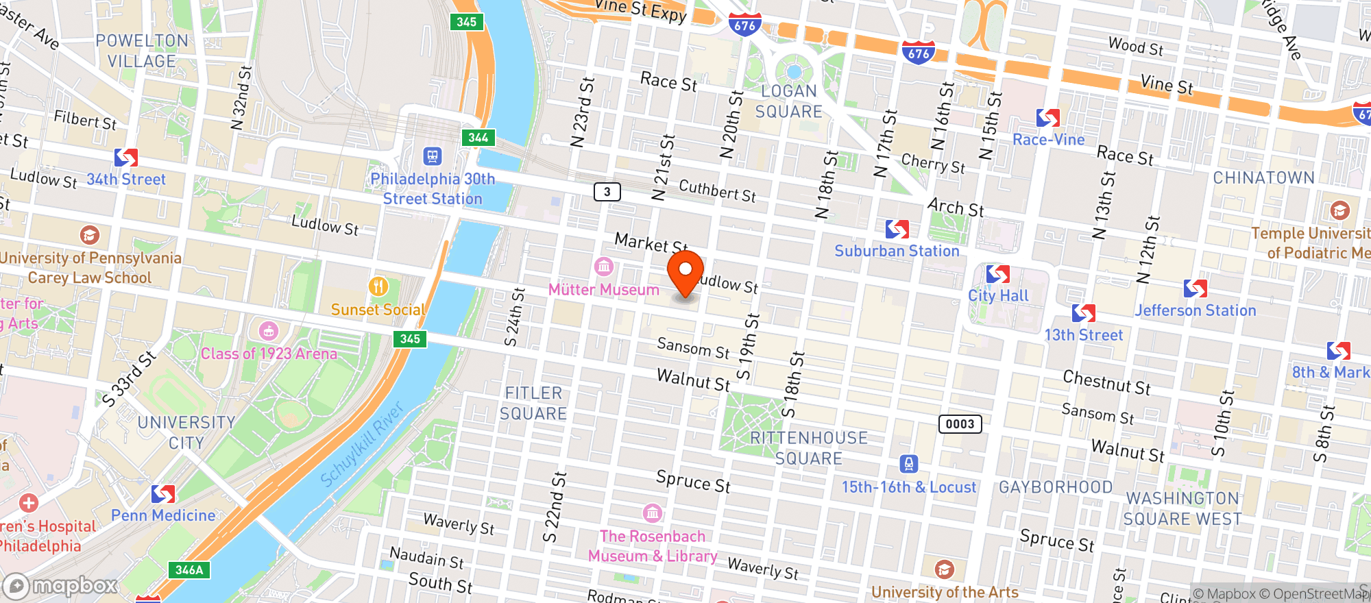 Map showing El Rey