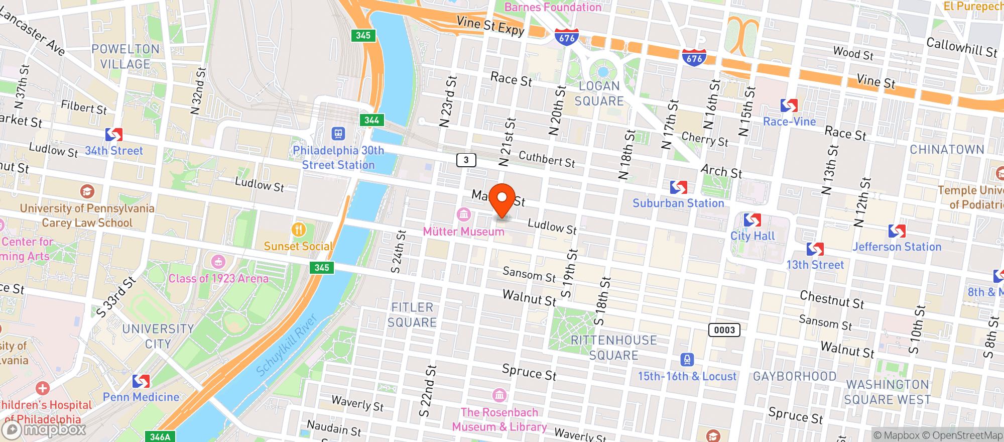 Map showing Good Good Things