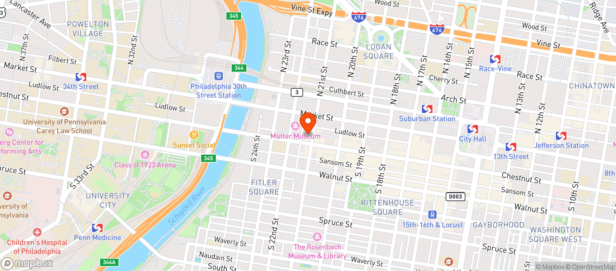 Map showing Monde Market