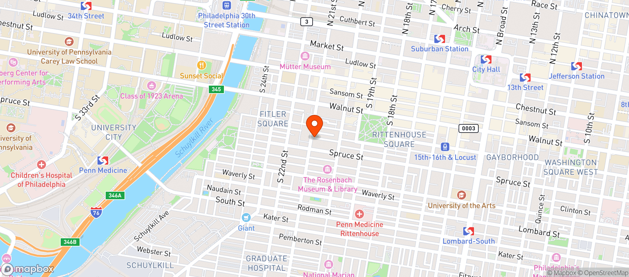 Map showing Friday Saturday Sunday