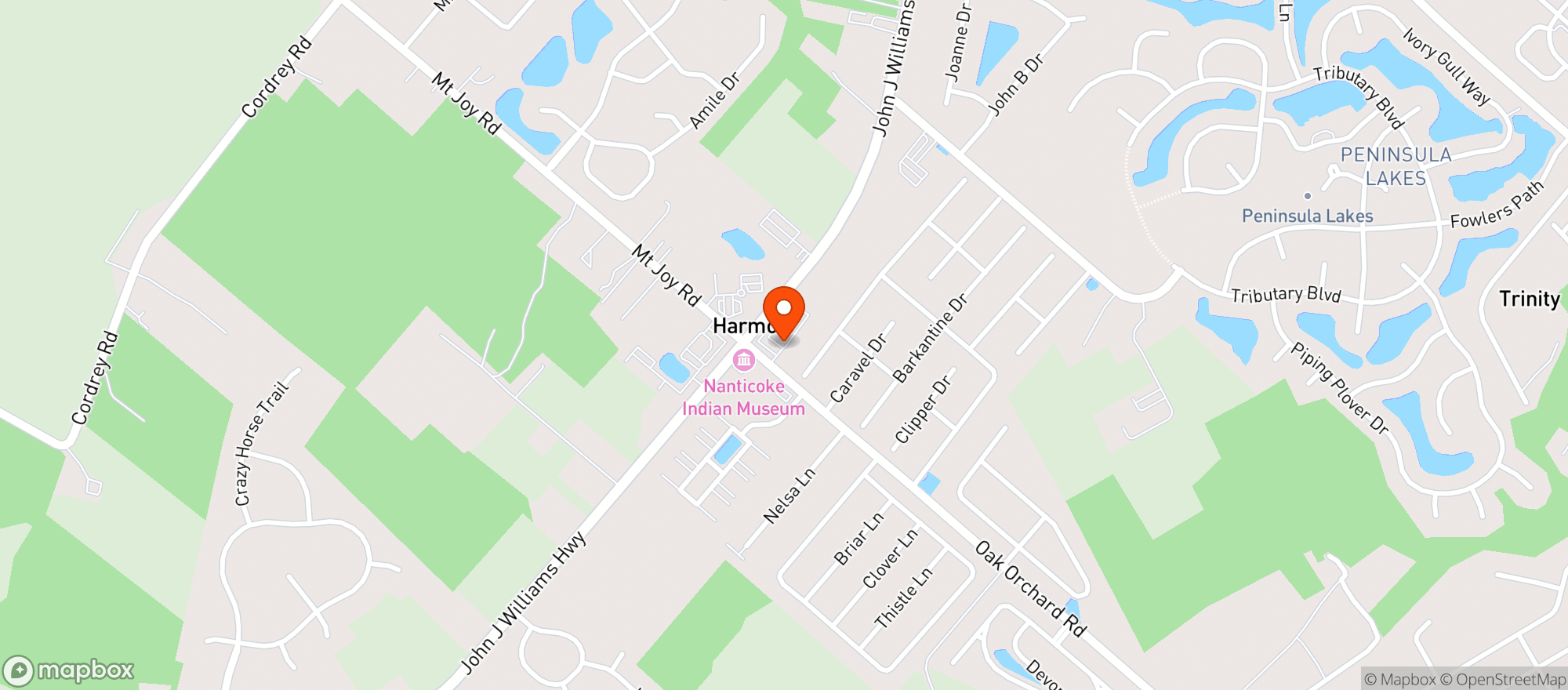 Map showing Los Mayas Mexican Restaurant