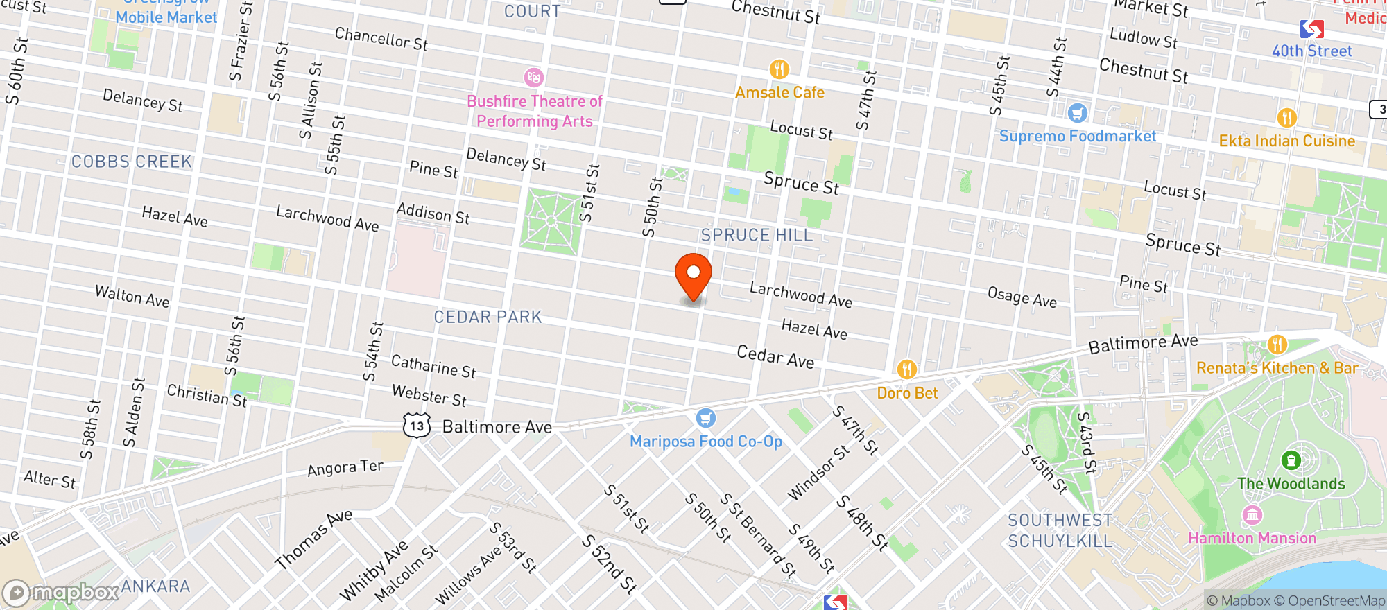 Map showing Hellcat Studio