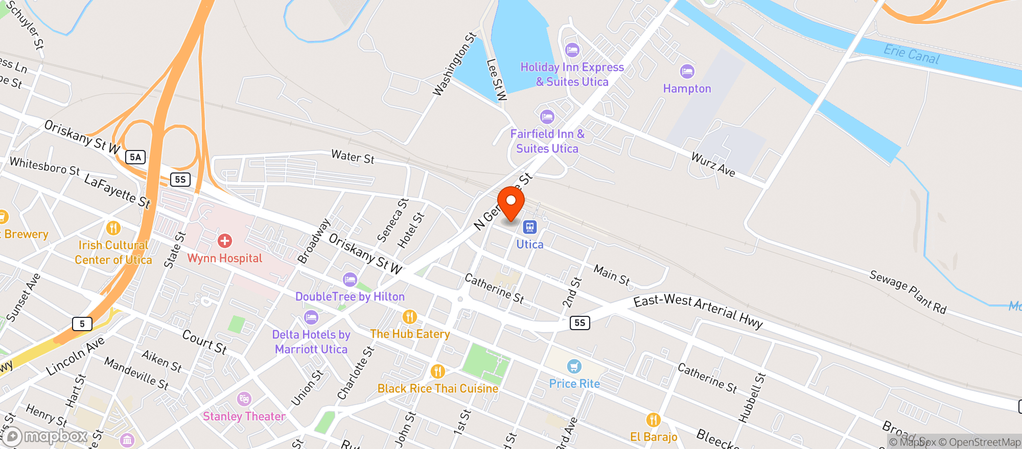 Map showing Tailor & The Cook