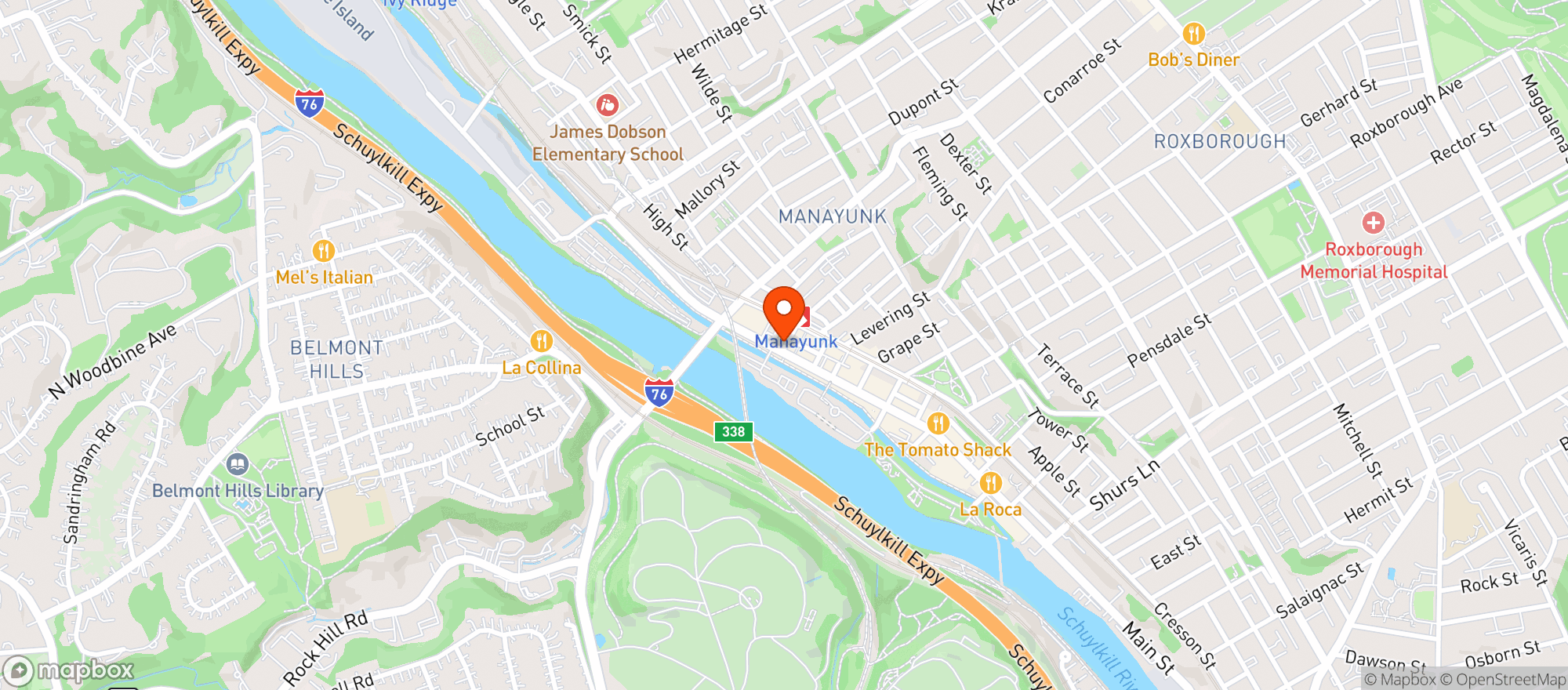 Map showing Lucky's Last Chance(Myk)