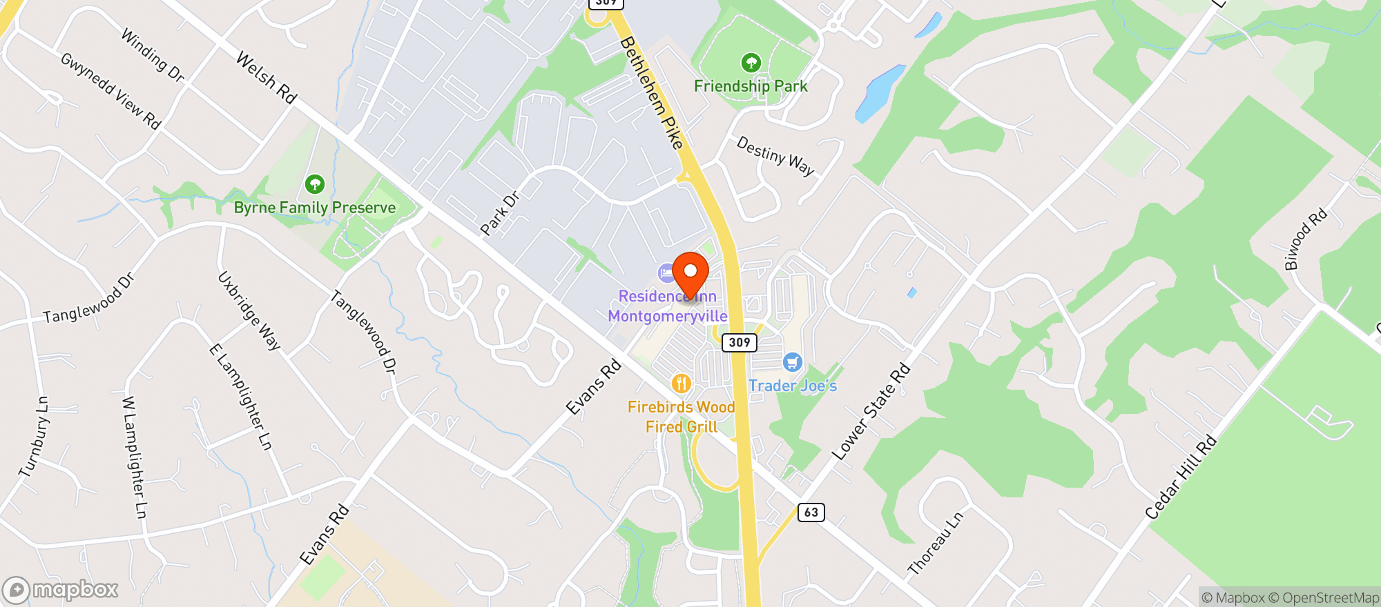 Map showing Gnc