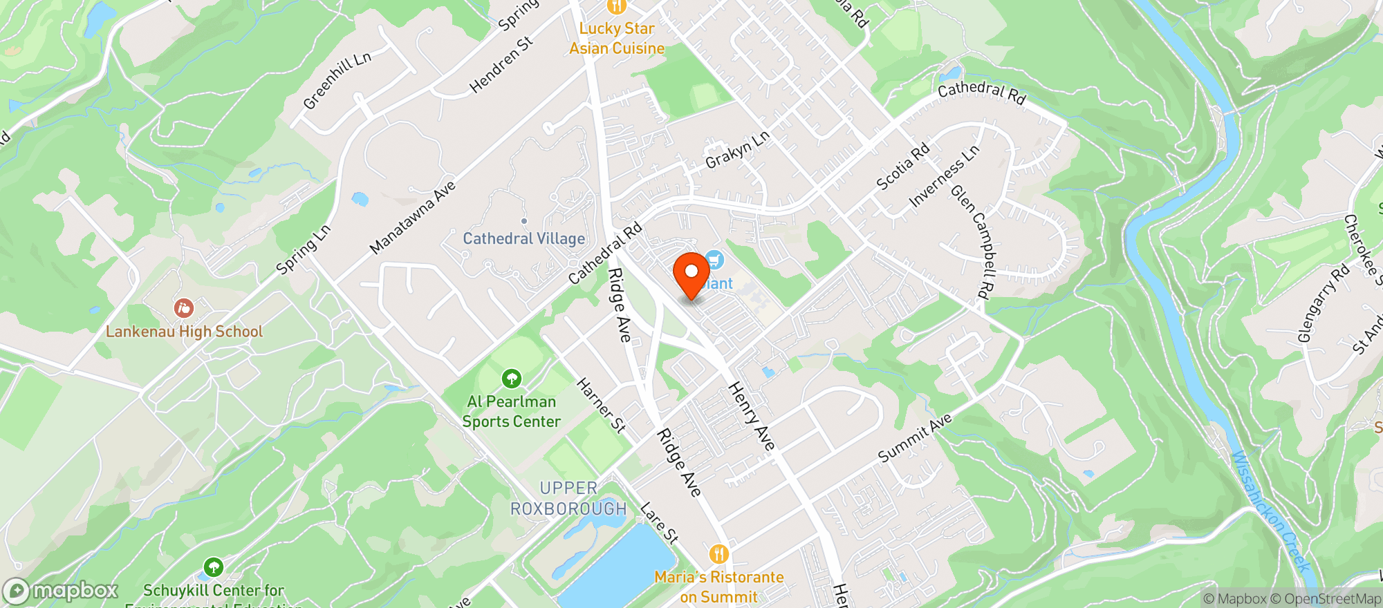 Map showing Gnc
