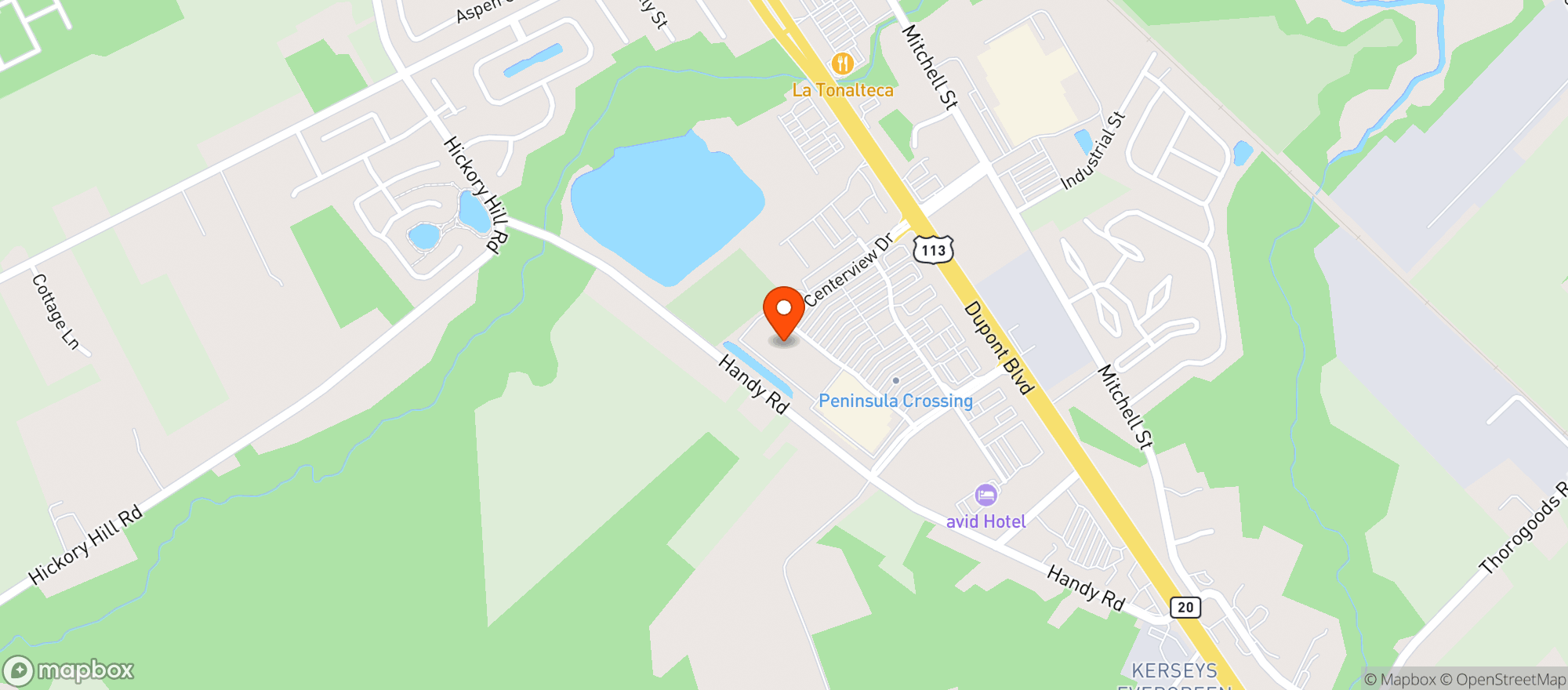 Map showing J S Liquors