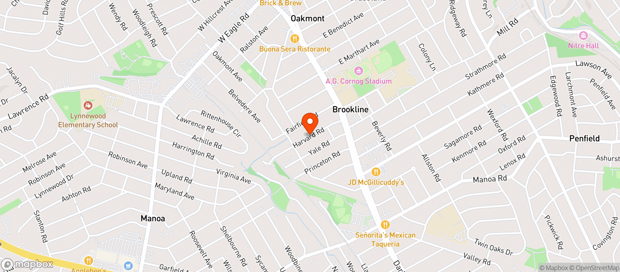 Map showing Acme