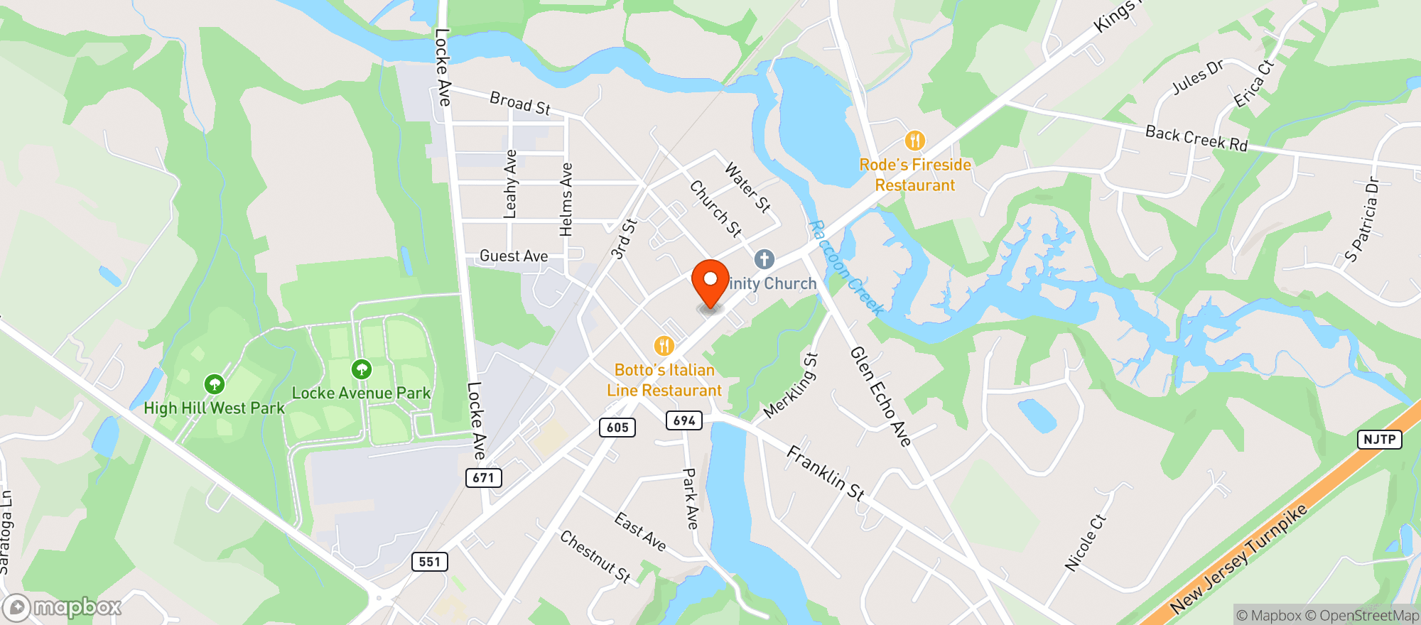 Map showing Black Sheep