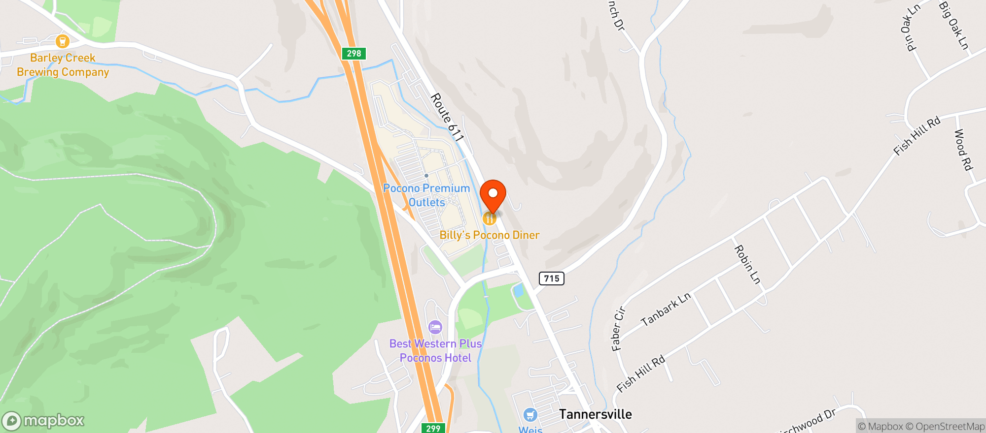 Map showing Mountain Vaporz
