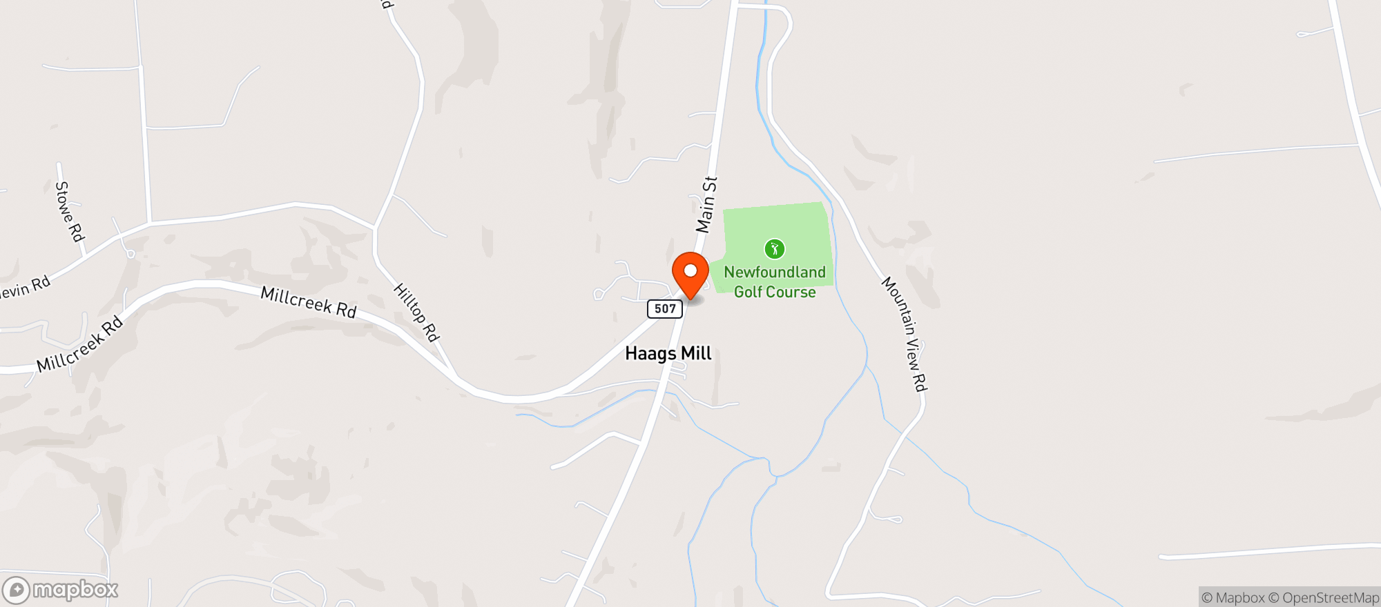 Map showing Ellendale Restaurant