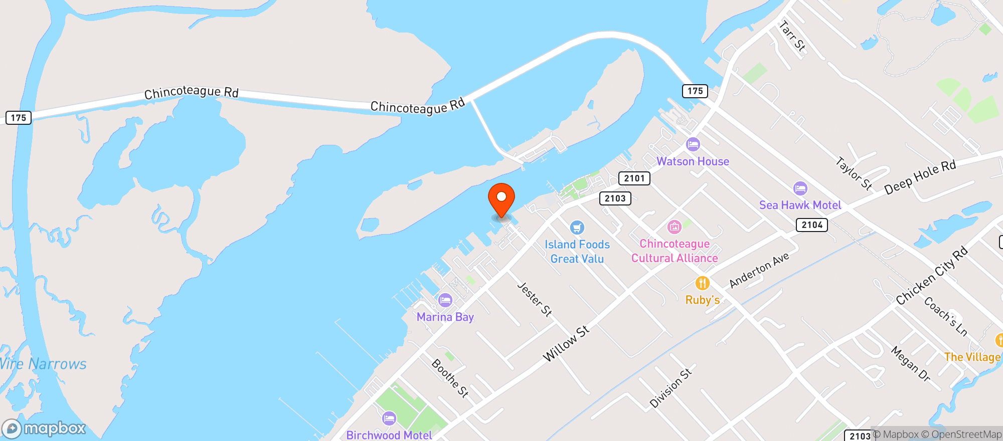 Map showing Ropewalk