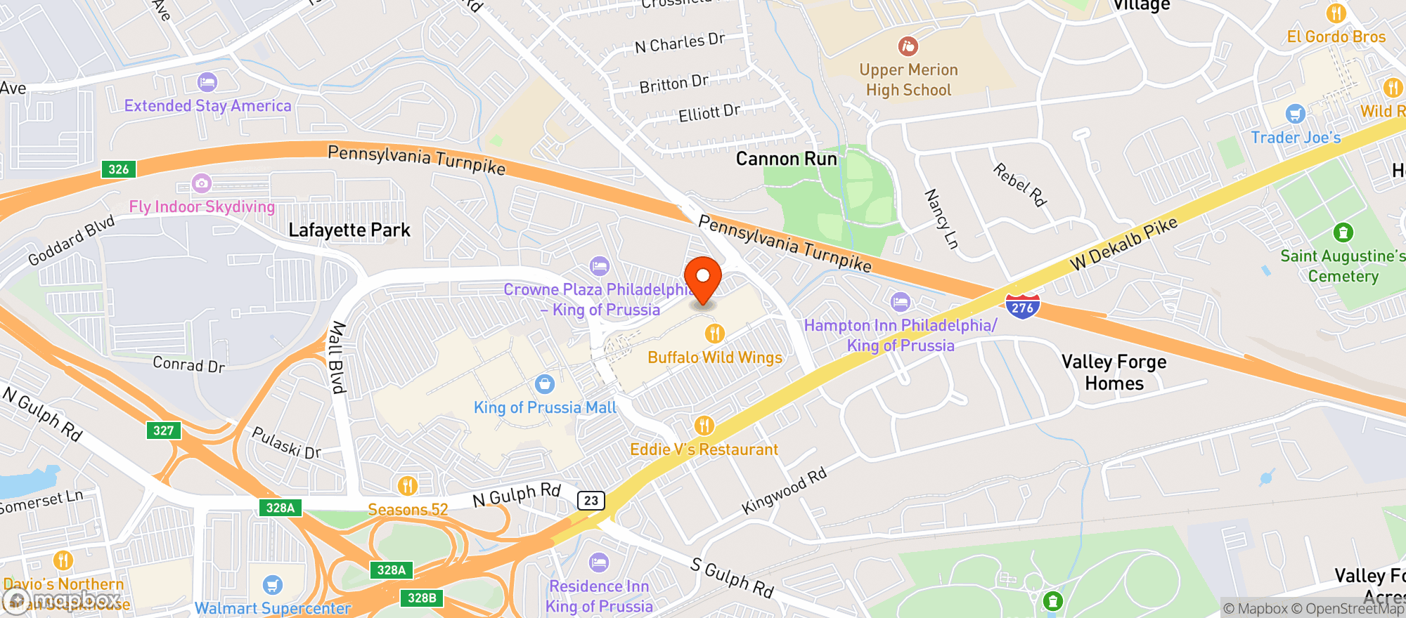 Map showing Eataly - Kop