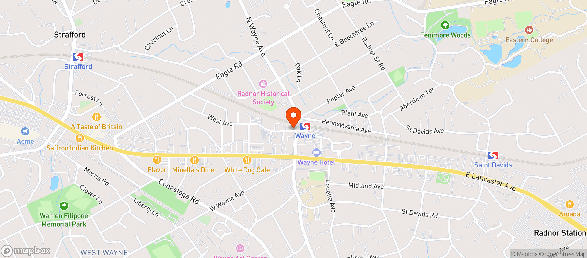 Map showing Teresa's Cafe