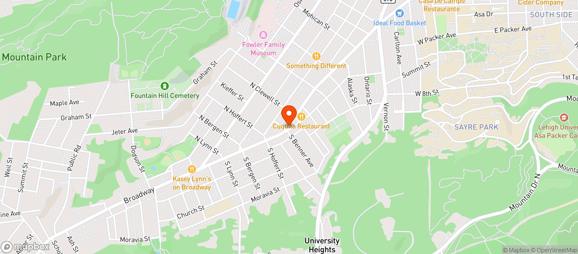 Map showing Game Time Sports Bar & Grille