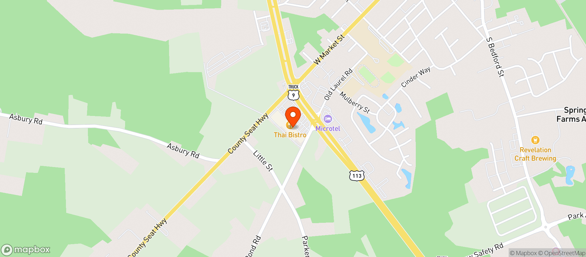 Map showing 350 Liquors