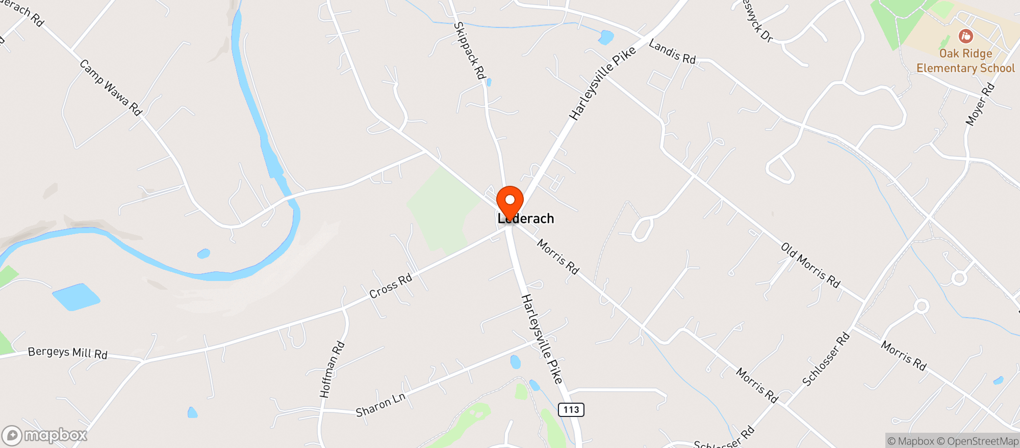 Map showing Bay Pony Inn
