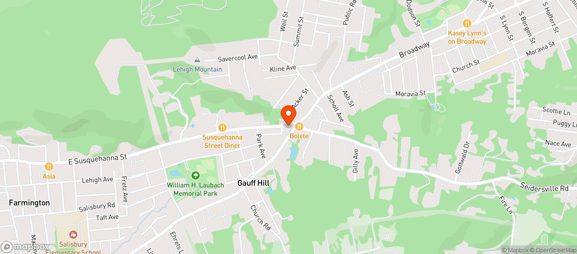 Map showing Daisy Hill Market