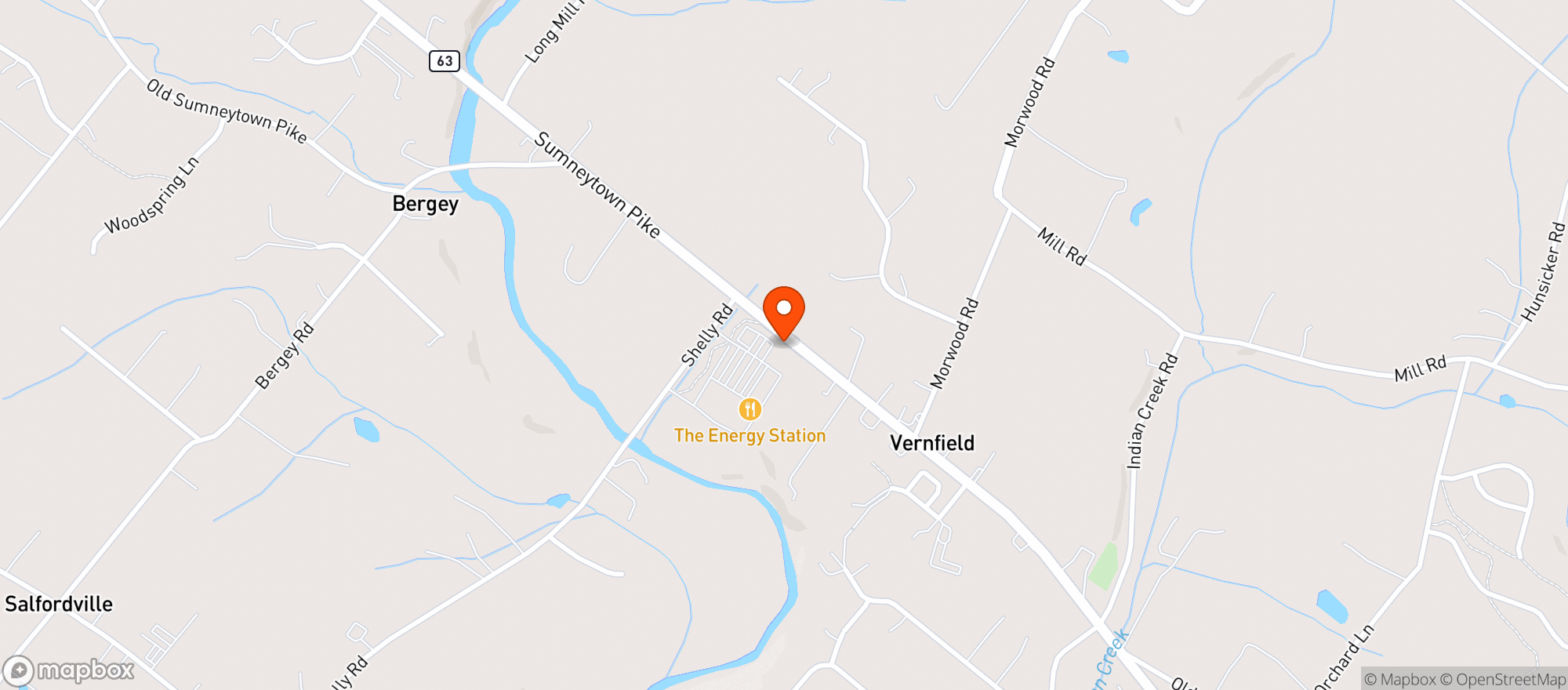 Map showing Hennings