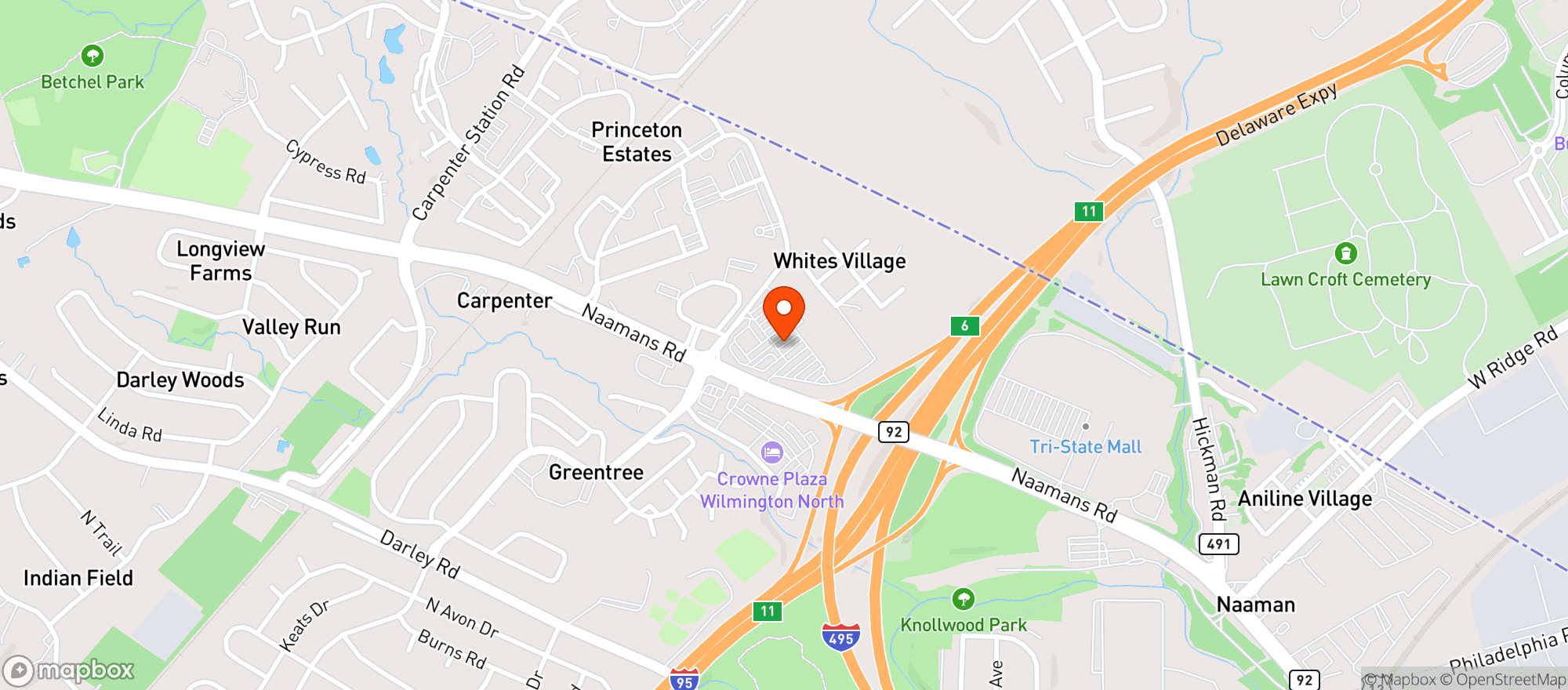 Map showing Total Wine & More