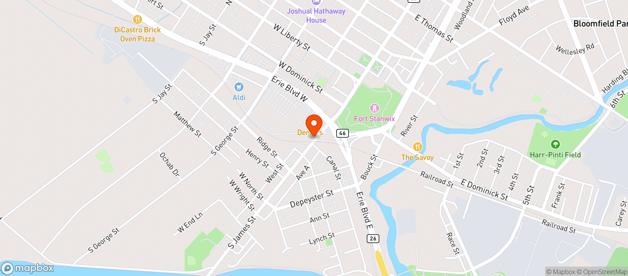 Map showing COPPER CITY SALES & DISTRIBUTION