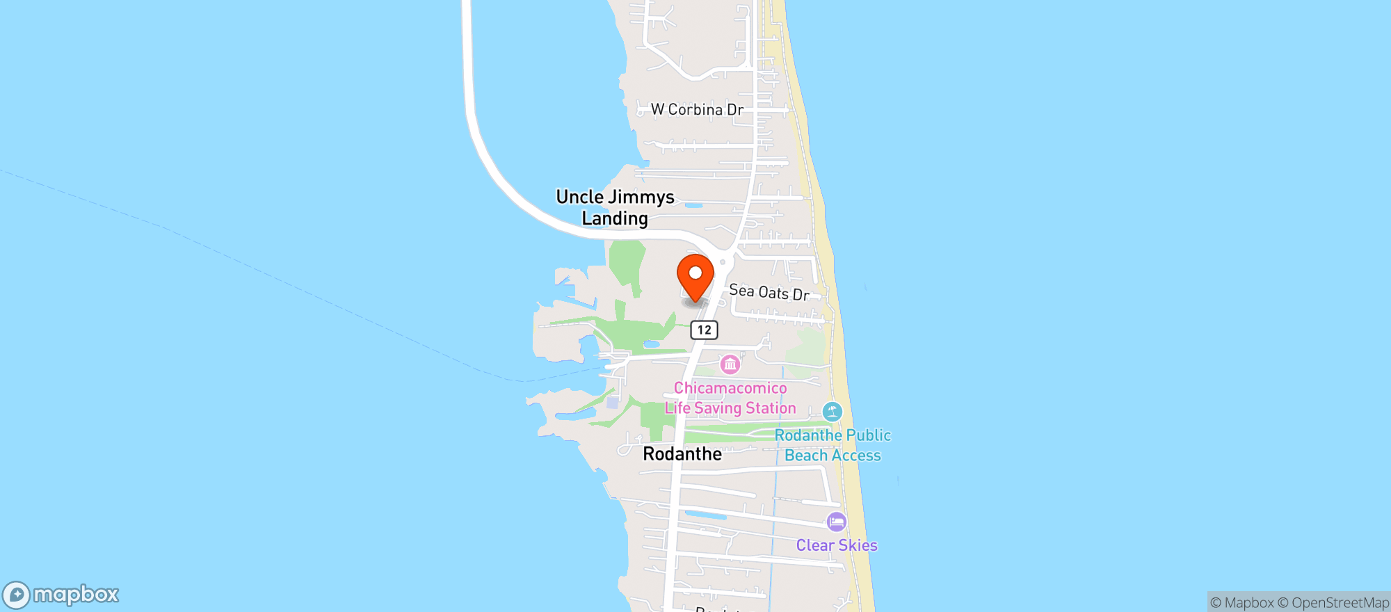 Map showing Island Convenience