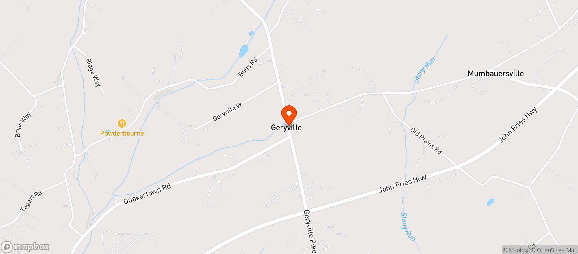 Map showing Jamison Public House