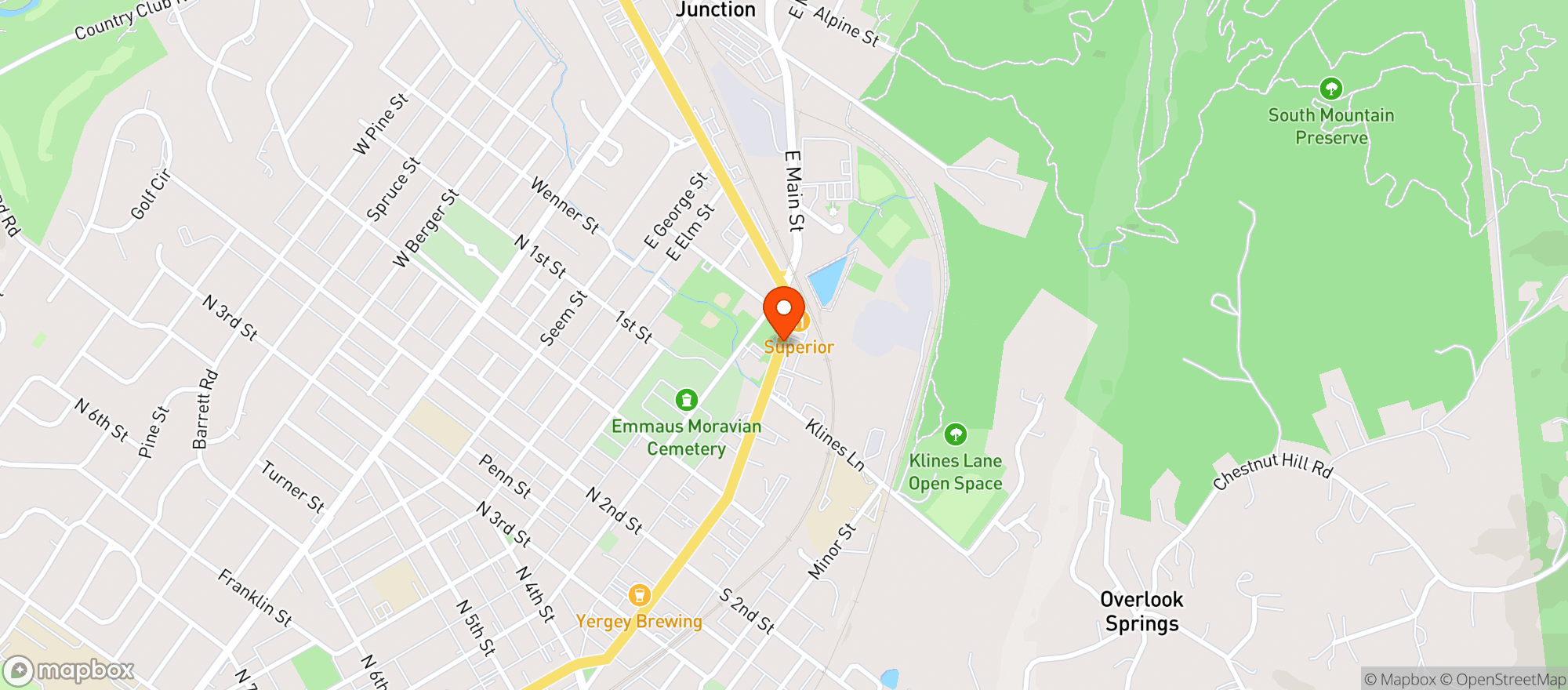 Map showing Shangys