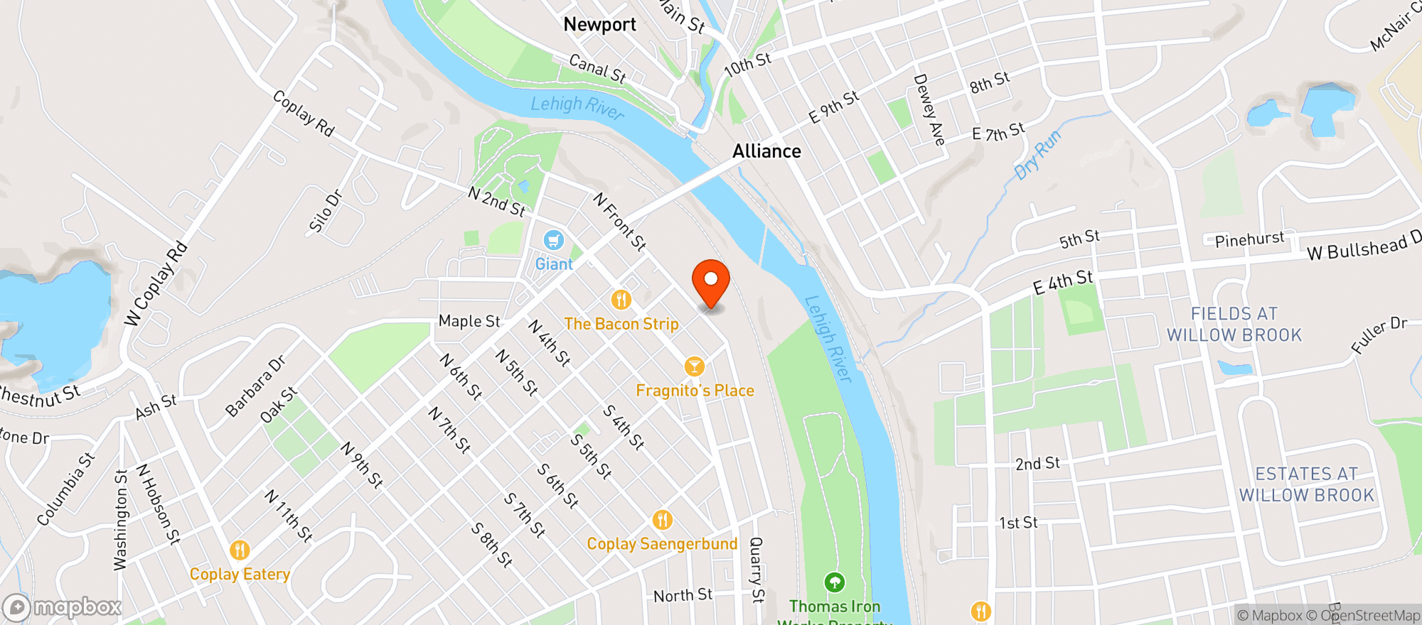 Map showing Beer & Beyond