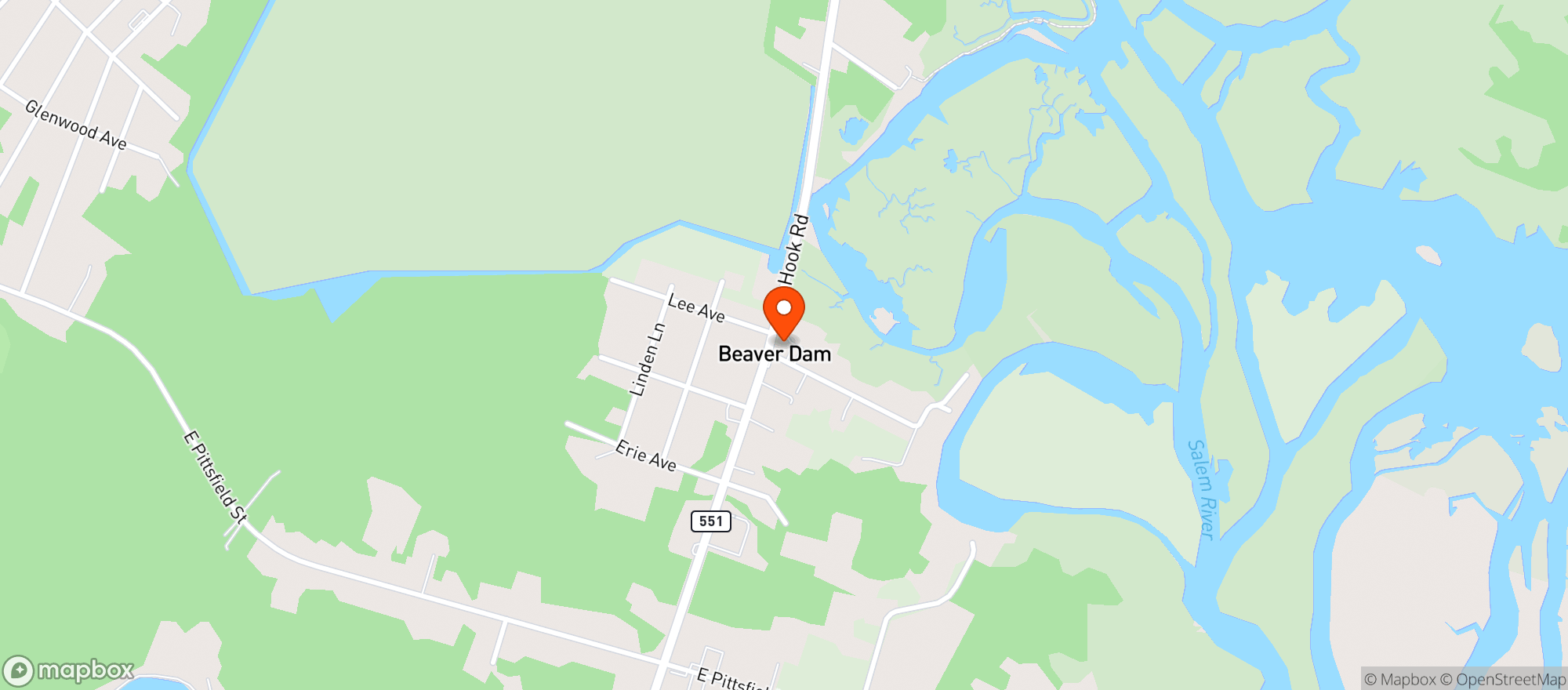 Map showing The Engine House