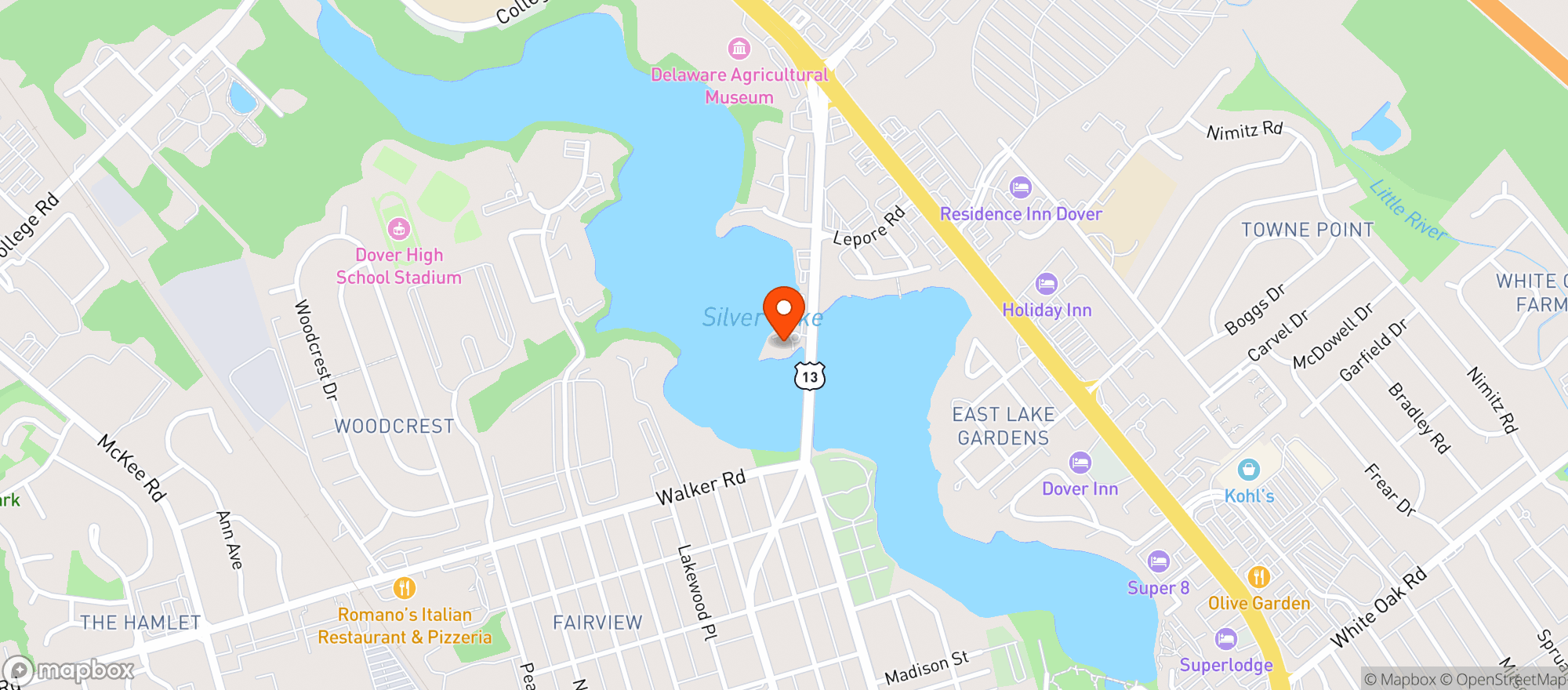 Map showing Mcglynns Pub