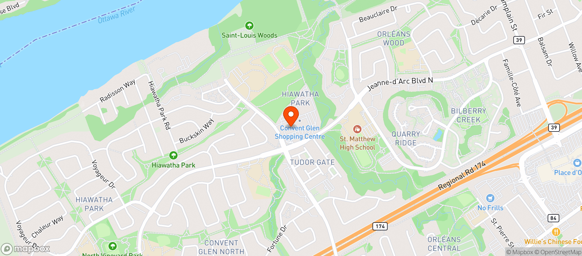 Map showing Lcbo 589